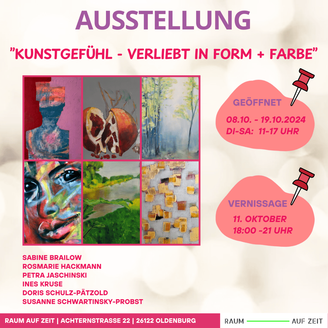 Ausstellung "Kunstgefühl - Verliebt in Form und Farbe" Bild 1