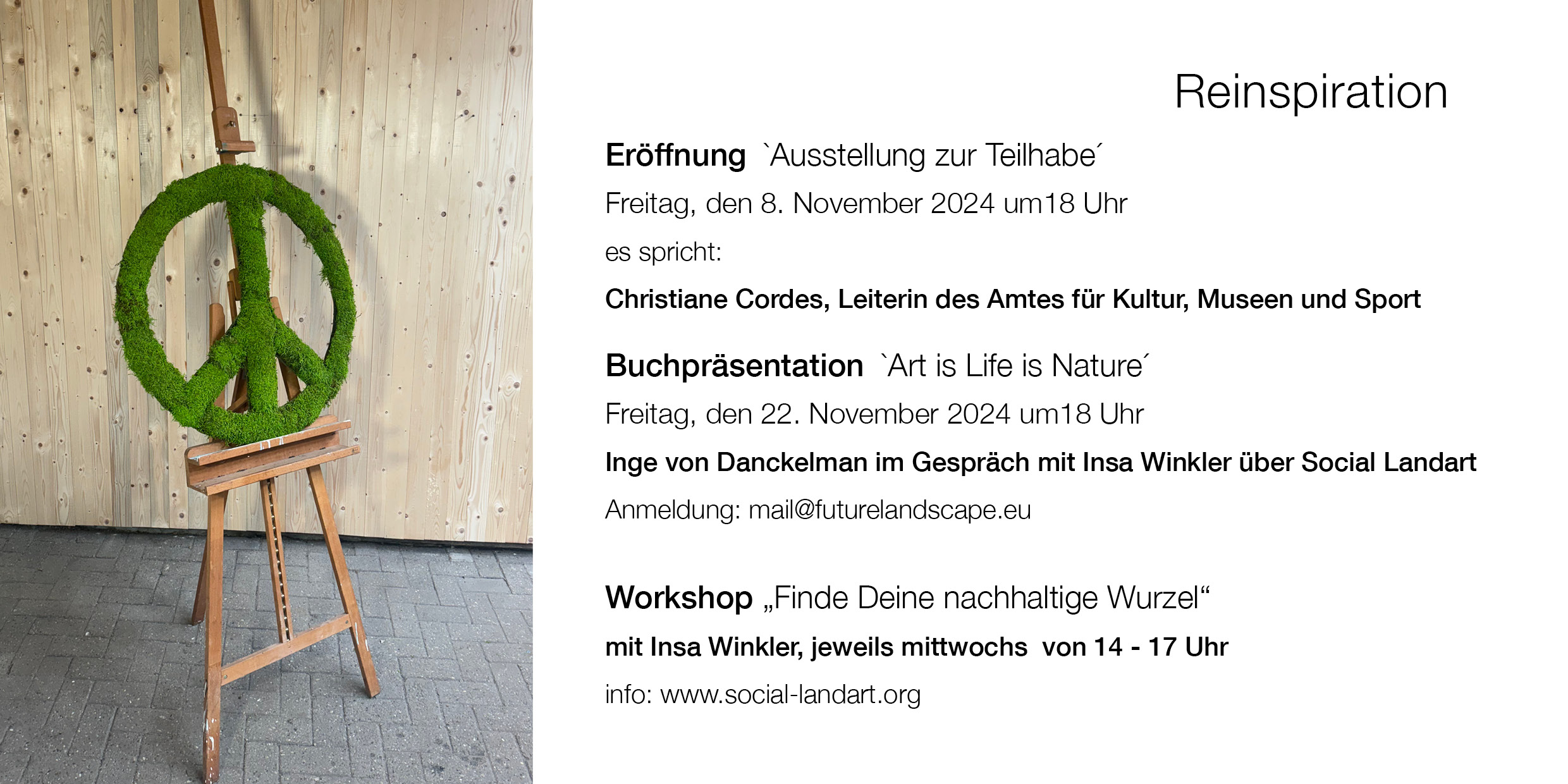 Ausstellung Insa Winkler Programm